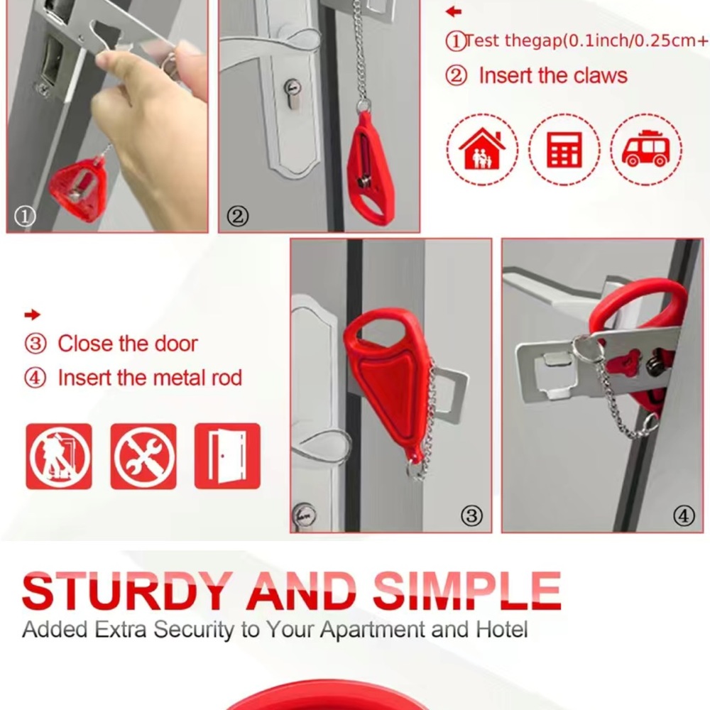 Easy install door locking mechanism